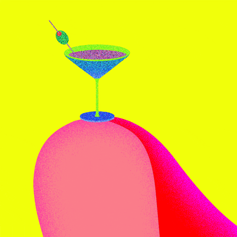 Saturday Night Fever Cocktails GIF