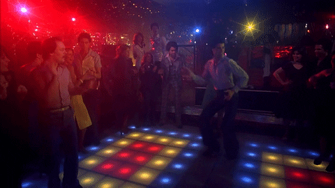 Saturday Night Fever Dance Floor GIF