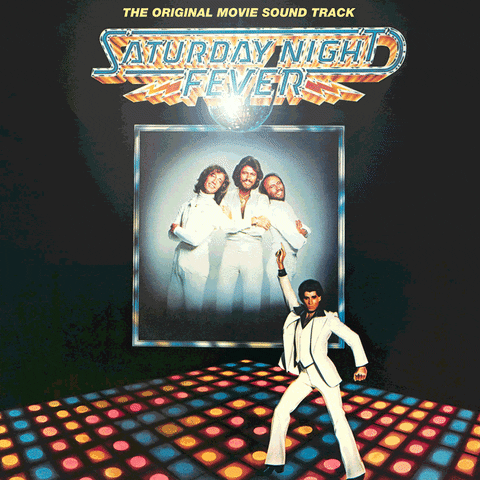 Saturday Night Fever Display Poster GIF