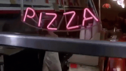 Saturday Night Fever John Travolta Pizza GIF