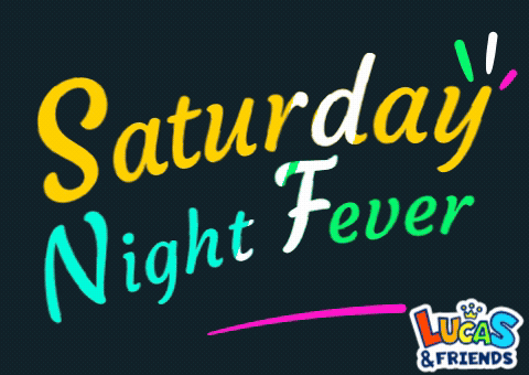 Saturday Night Fever Lucas & Friends Logo GIF