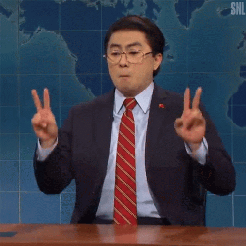 Saturday Night Live Air Quotes GIF