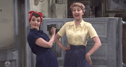 Saturday Night Live Girls Blow A Kiss GIF