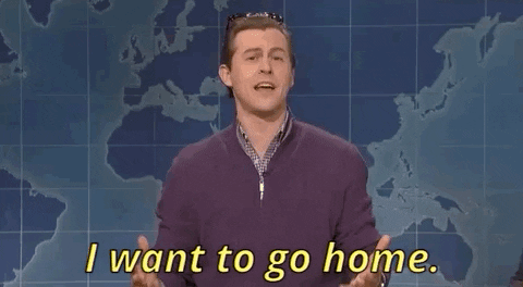 Saturday Night Live I Want To Go Home GIF