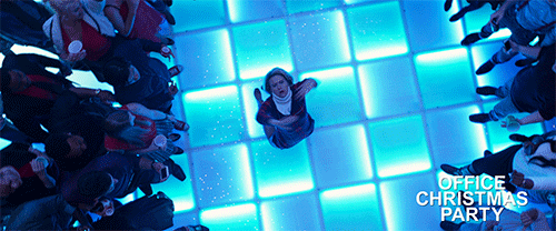 Saturday Night Office Christmas Party GIF