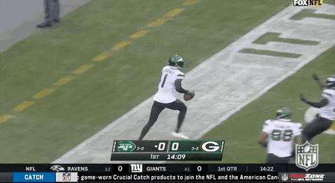 Sauce Gardner Touchdown Celebration GIF
