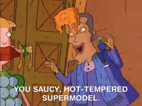 Saucy Hot Tempered Supermodel Real Monsters GIF