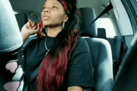 Saucy Lady Driving Periodt GIF