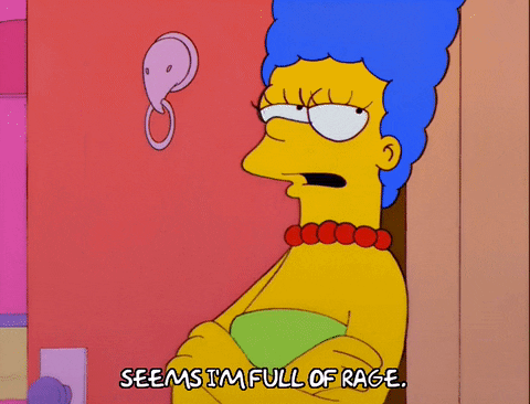 Saucy Marge Simpson Full Of Rage GIF