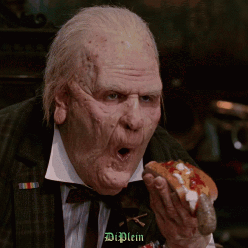 Dan Aykroyd Eating Sausage GIF