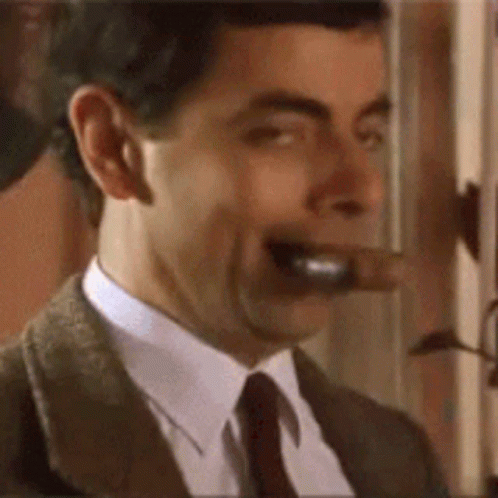 Mr. Bean Sausage GIF