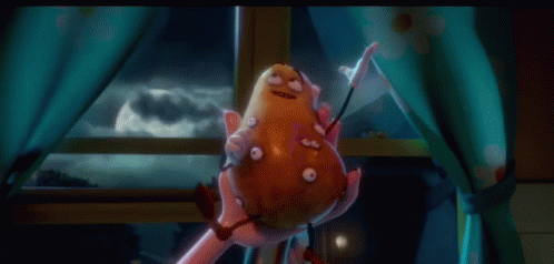 Sausage Party Potato Gets Sliced Up GIF