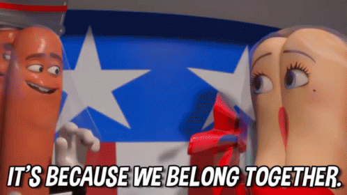 Sausage Party We Belong Together GIF