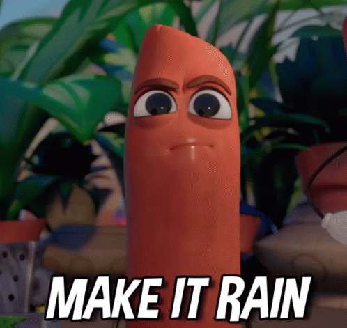 Sausage Party Make It Rain Barry GIF