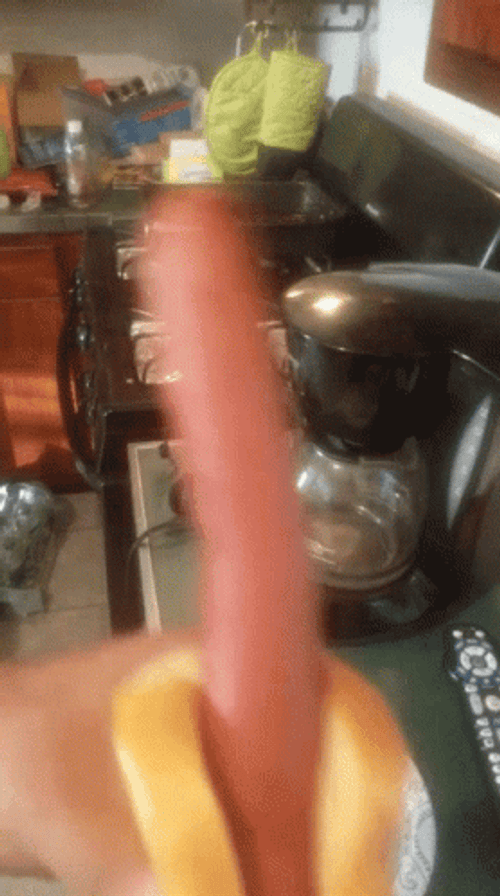 Sausage Party Big Sausage On Bread GIF