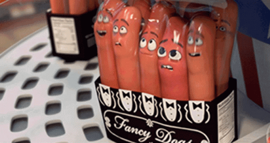Sausage Party Getting Picked Up GIF