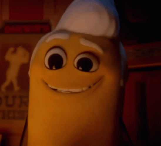 Sausage Party Twinkie Smirking GIF