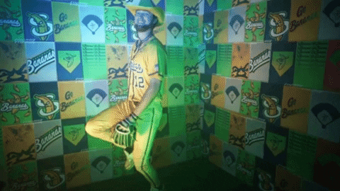 Savannah Bananas Reverse Walking GIF