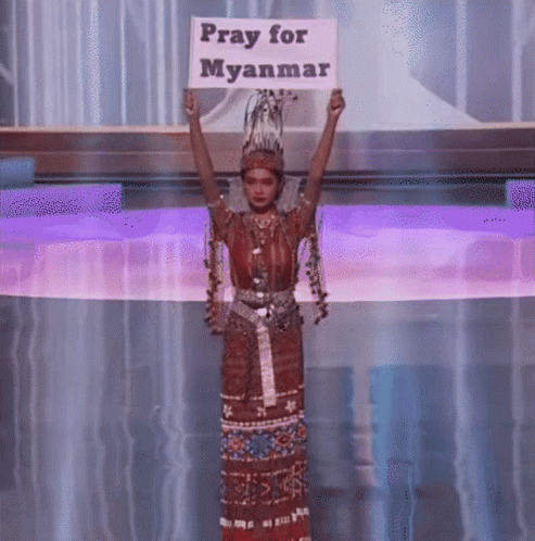 Save Burma Miss Universe Myanmar GIF
