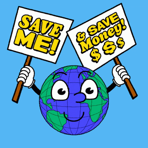 Save Earth And Money Use Solar Panels GIF