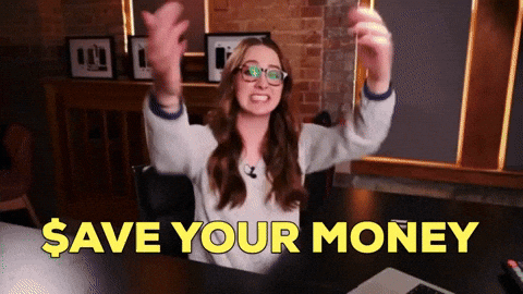 Save Money Sara Dietschy GIF