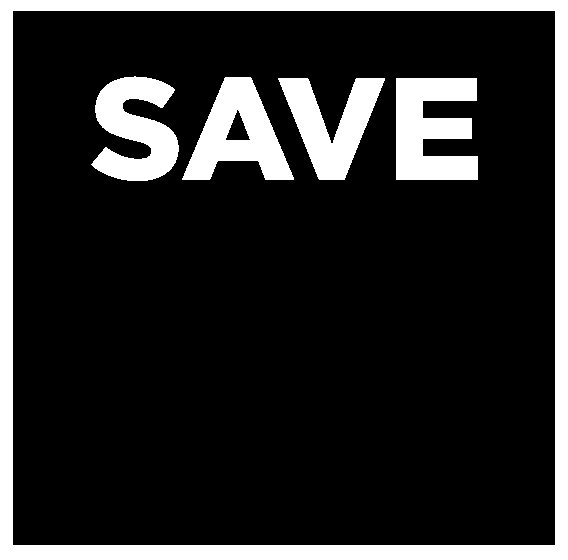 Save The Date White And Black Theme GIF