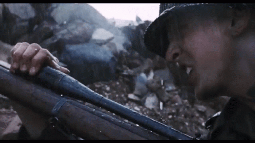 Saving Private Ryan Aiming The Target GIF
