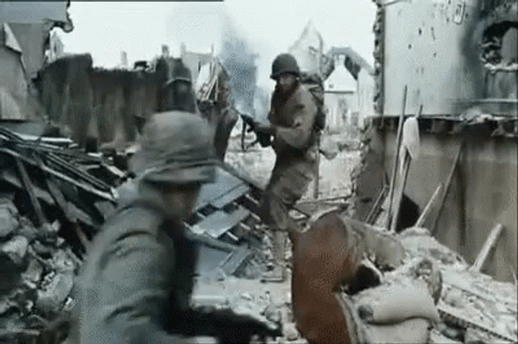 Saving Private Ryan Firing GIF