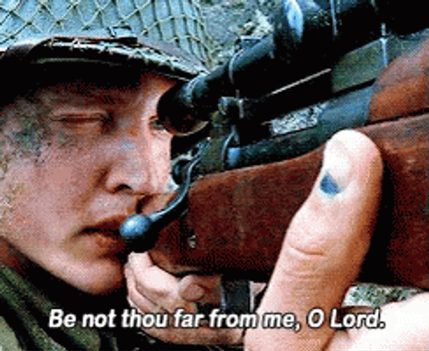Saving Private Ryan Sniper Target GIF