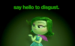 Say Hello To Disgust Inside Out Disney GIF