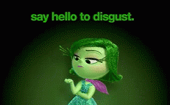 Say Hello To Disgust Inside Out GIF