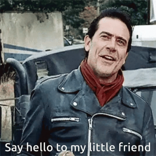 Say Hello To My Little Friend Jeffrey Morgan GIF