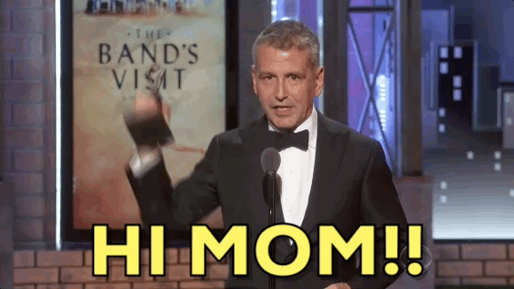 Say Hi To Your Mother For Me David Cromer GIF