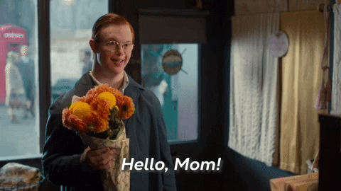 Say Hi To Your Mother For Me Flowers GIF