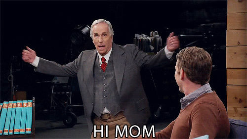 Say Hi To Your Mother For Me Henry Winkler GIF