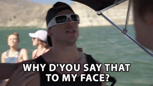 Say It To My Face Strong Man GIF