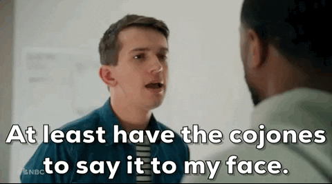 Say It To My Face Upset Man GIF