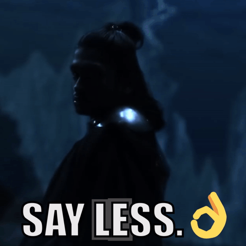 Say Less Text