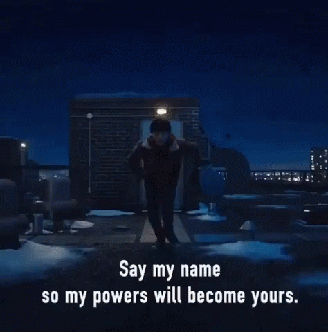 Say My Name Shazam GIF