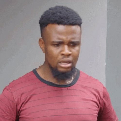 Confused Black Guy Say What GIF