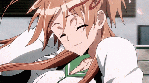 Saya Takagi On A Car Highschool Of The Dead GIF