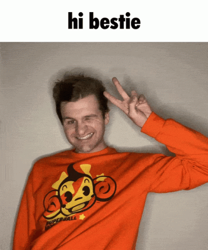 Saying Hi Bestie GIF