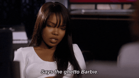 Says The Ghetto Barbie GIF