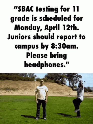 Sbac Testing Drop Kick On A University GIF