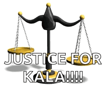 Scale Saying Justice for Kala