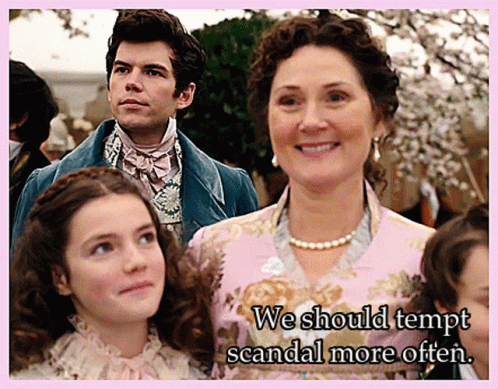 Scandal Bridgerton Family GIF
