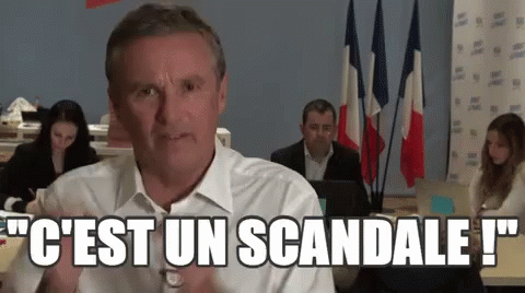 Scandal Nicolas Dupont Aignan GIF