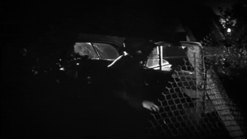Scaping Man During 40s GIF