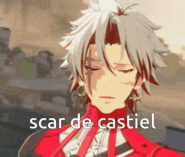 Scar De Castiel Is Written On The Face Of A Man GIF