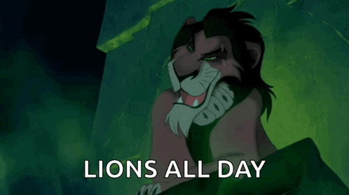 Scar Smiling Lions All Day GIF